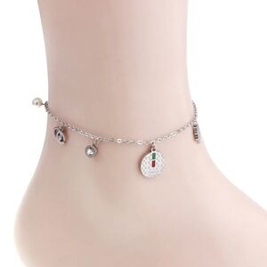 Titanium Steel Charm Anklet